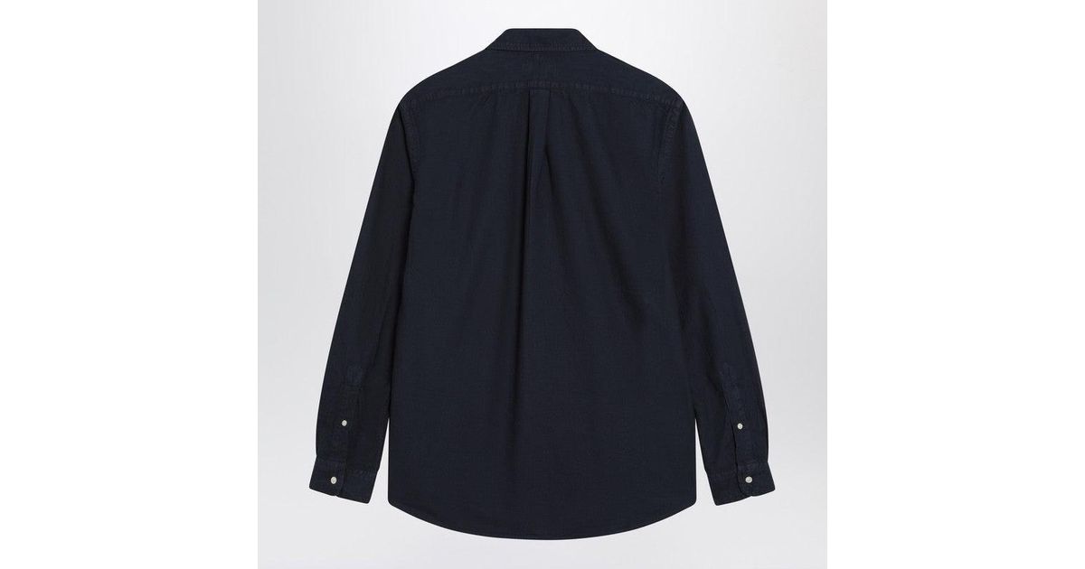 Polo Ralph Lauren Custom Fit Oxford Shirt in Blue for Men | Lyst