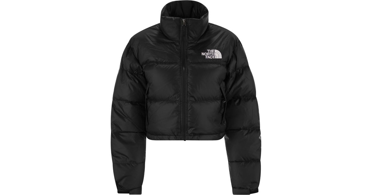The North Face 1996 Retro Nuptse Short Down Jacket in Black | Lyst