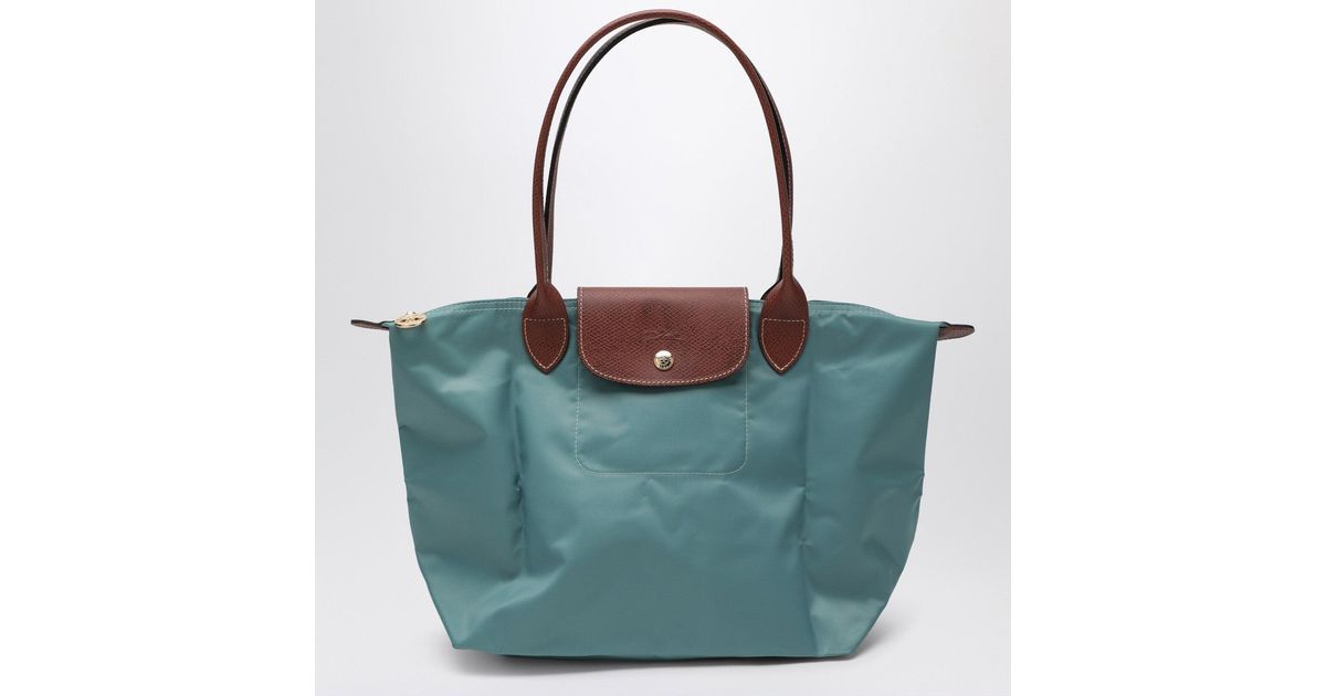 Longchamp Eucalyptus Le Pliage Original M Bag in Green | Lyst