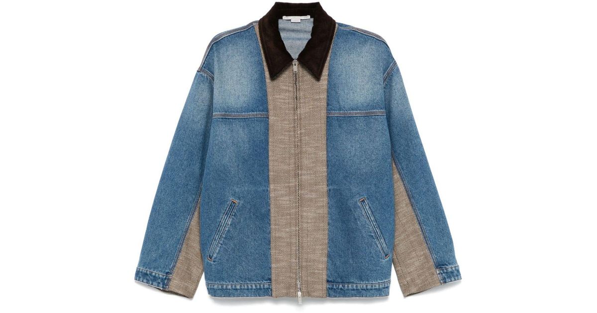 Chemise en denim de coton léger imprimé - Stella McCartney Kids