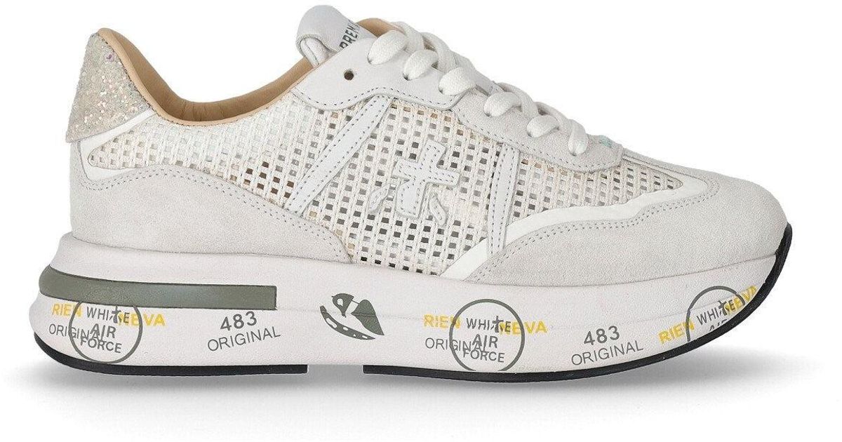 Premiata Cassie 6341 Sneaker in White | Lyst