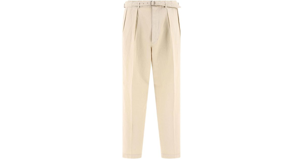 Kaptain Sunshine Gurkha Trousers in Natural for Men | Lyst