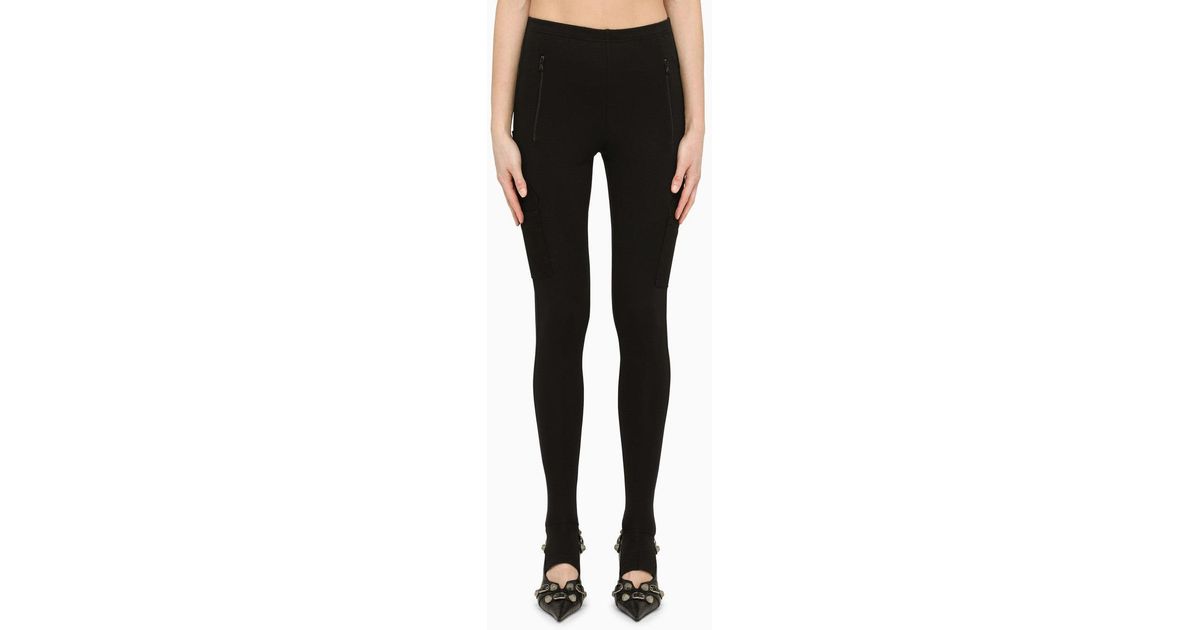 Wardrobe NYC Zip Details Black Leggings Lyst