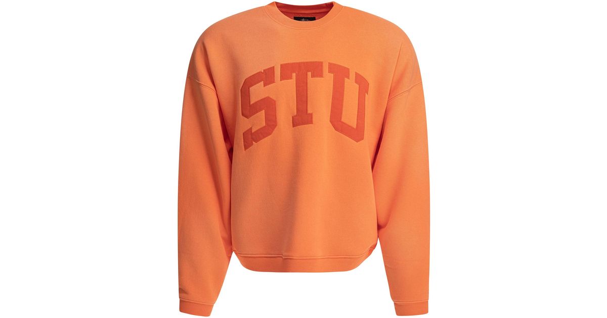 Sudaderas Stussy de hombre de color Naranja Lyst