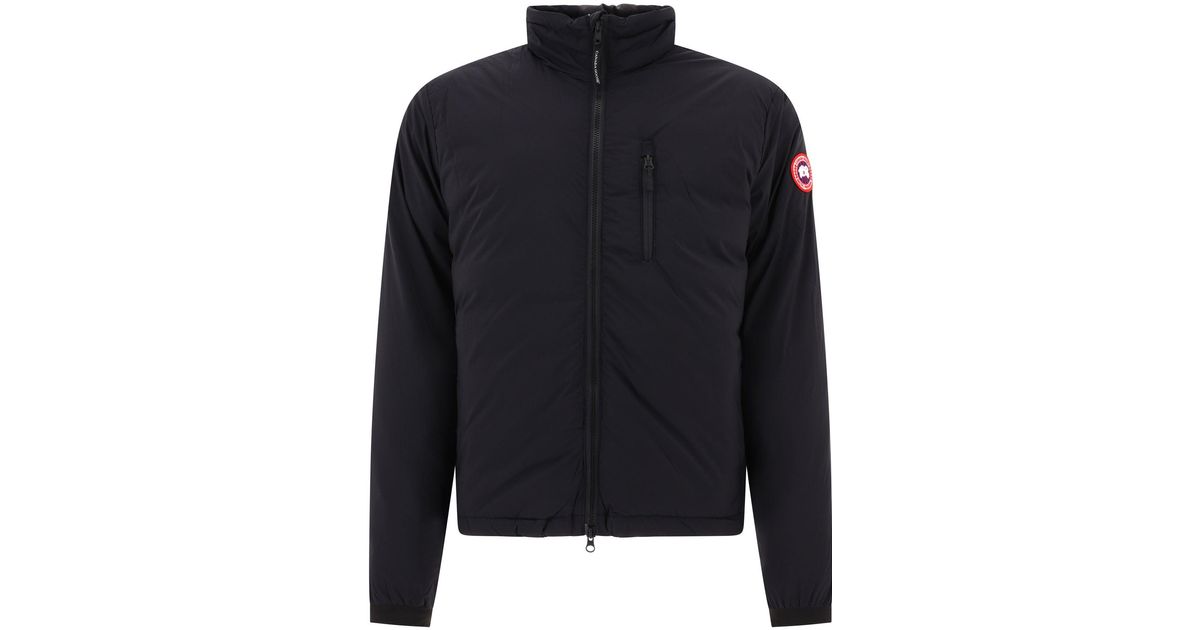 Canada Goose Lodge Down Jacket in Blue for Men | Lyst