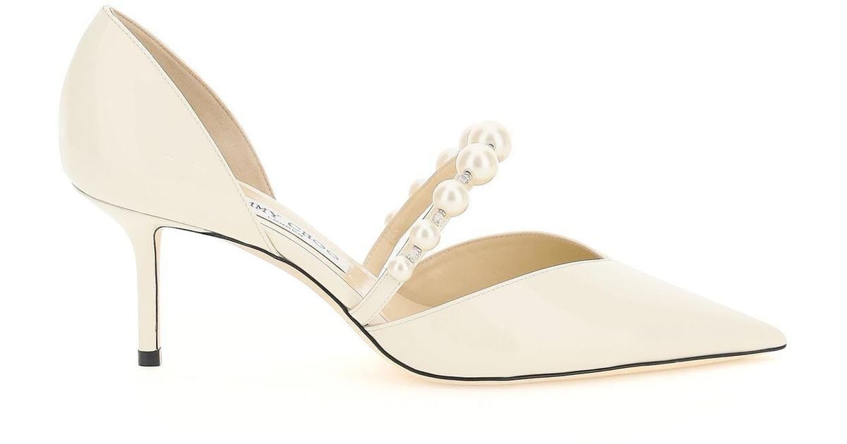 Jimmy Choo Aurelie 65 Pumps in White Lyst