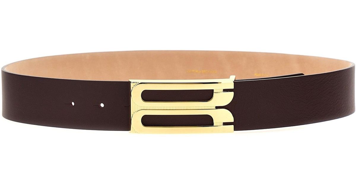 Victoria Beckham Women's Jumbo Frame Belt Black
