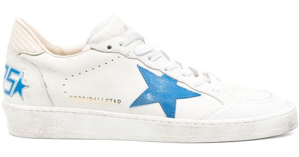 スニーカー Golden  Deluxe Brand Hf Ball Star Golden Goose Deluxe Brand - Ball Star Distressed Leather