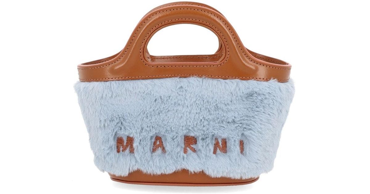 Marni Micro Tropicalia Bag in Blue | Lyst UK