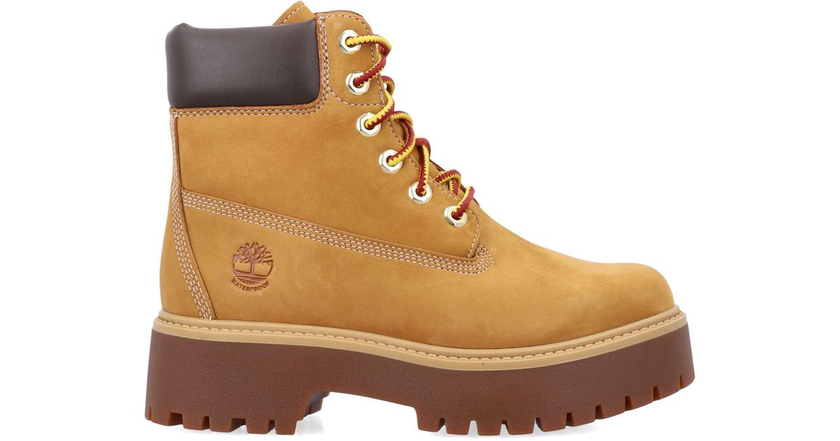 Timberland Stone Street 6-Inch Waterproof Leather Platform Boots in ...