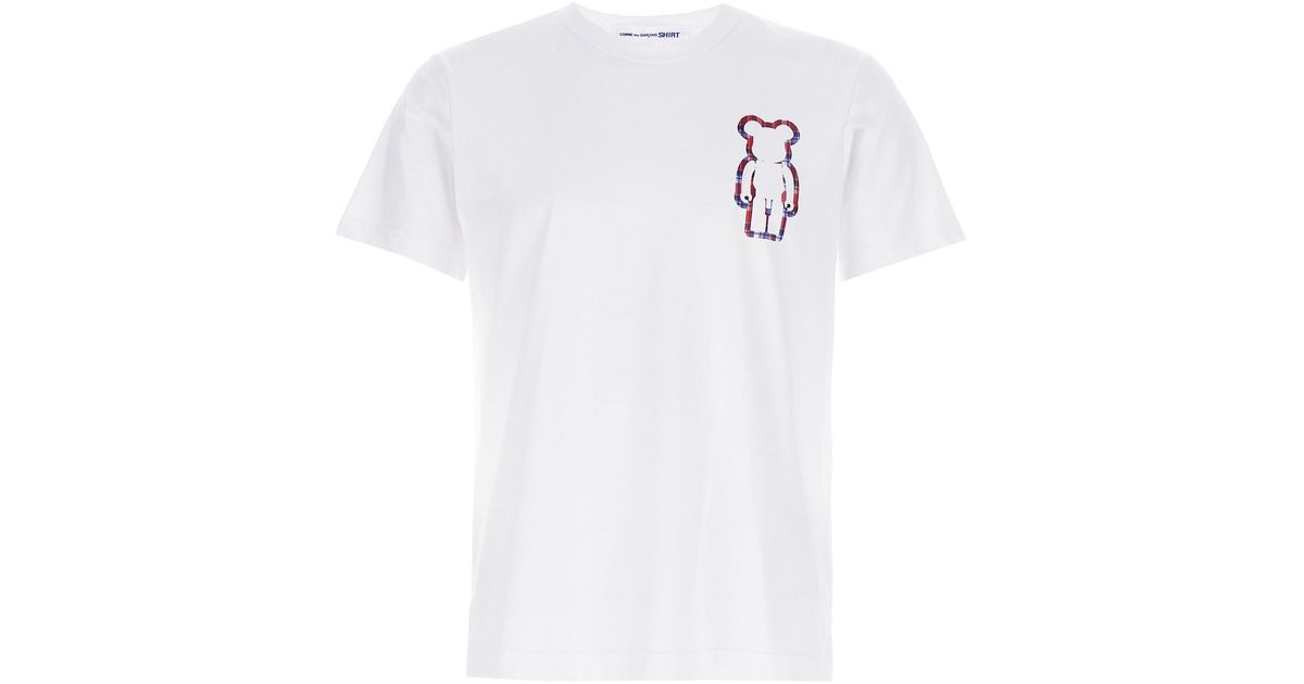 Comme des Garçons X Be@Rbrick T-Shirt in White for Men | Lyst