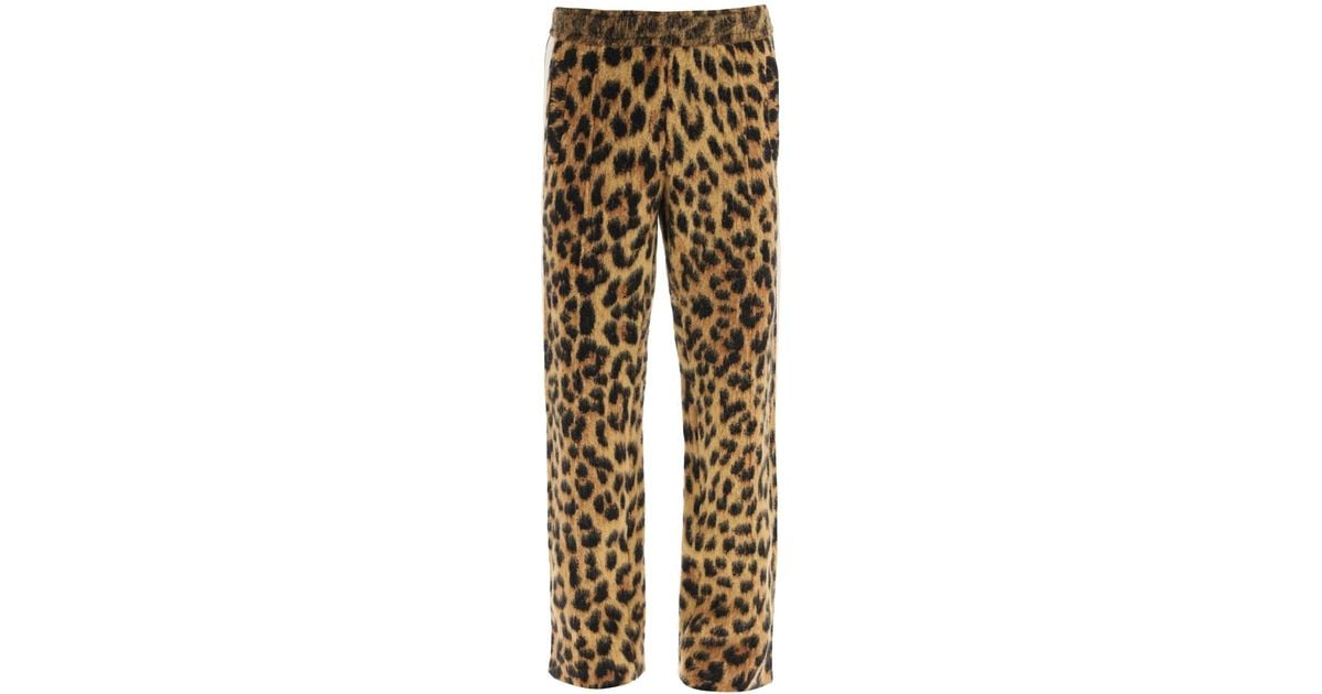 Pantalon en maille jacquard léopard Palm Angels pour homme en coloris  Neutre | Lyst