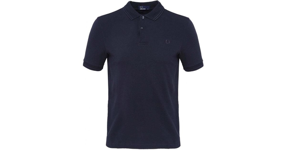 Fred Perry Cotton M3600 G34 Dark Navy Blue Polo Shirt for Men - Save 53 ...