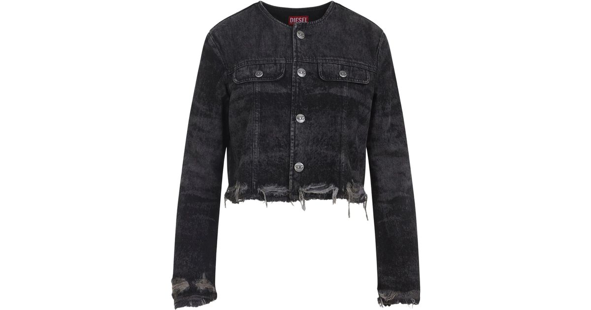 Diesel Women's DE Graffy Fsh Jacket Black