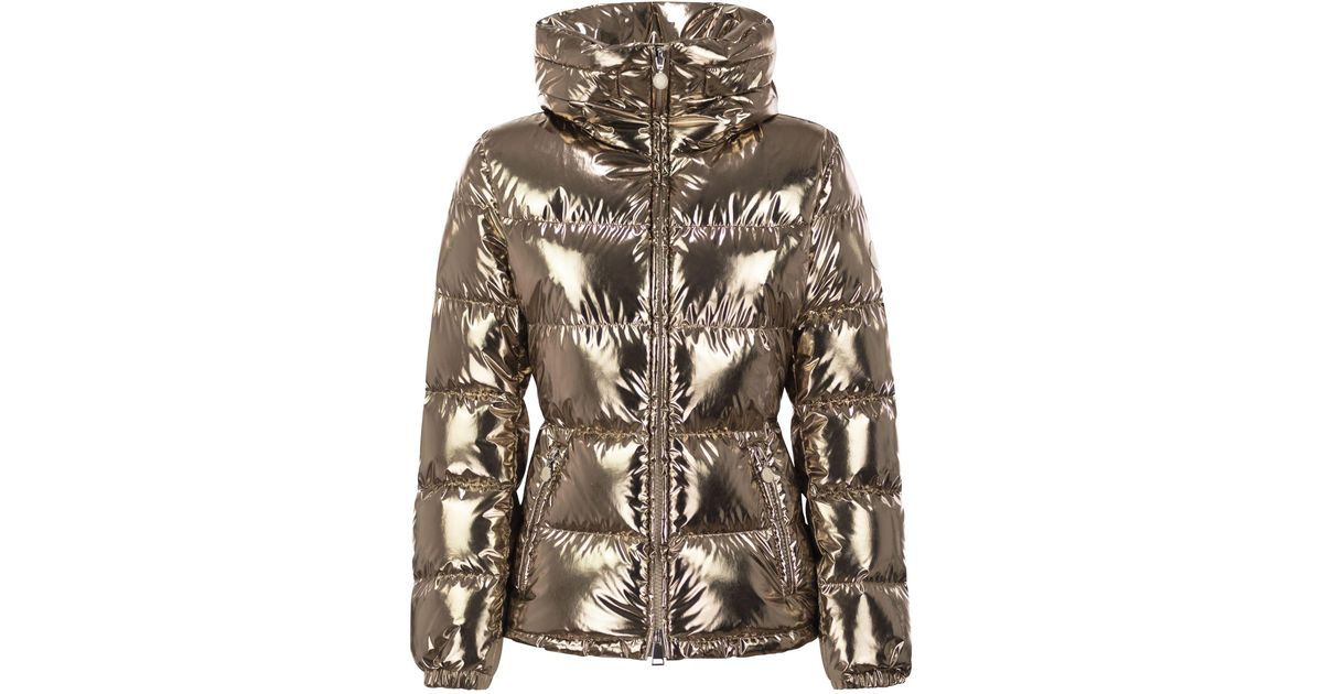 ジャケット MONCLER DOUROS - Hooded Down Jacket NWT Moncler Size 1 Yellow Douro Down Coat Jacket Hood | eBay