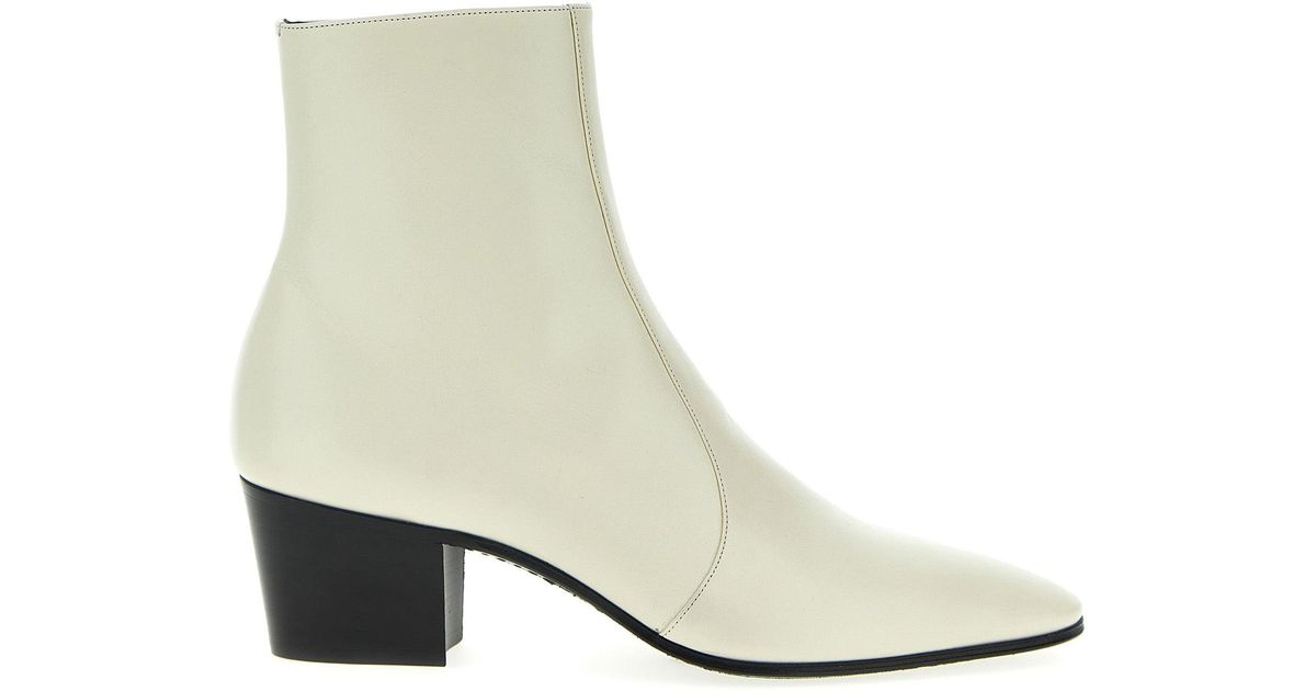 VASSILI boots in shimmering suede | Saint Laurent | YSL.com
