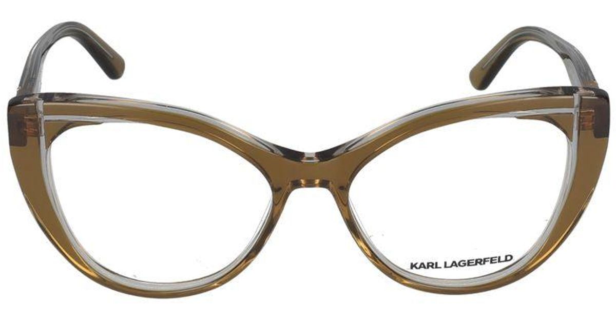 Karl Lagerfeld Brown Injected Sunglasses main image 0