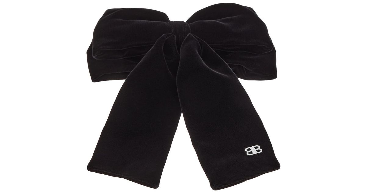 【BALENCIAGA】Holli Xxl Hair Bow ヘアリボン Balenciaga Holli Xxl Hair Bow in Black | Lyst