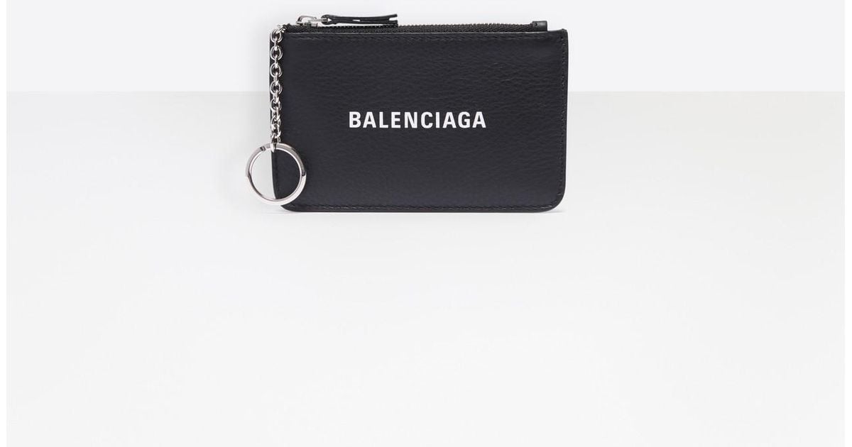 Balenciaga Everyday Key And Coin Purse in Black | Lyst