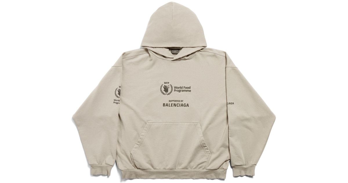 Balenciaga world food programme hoodie best sale