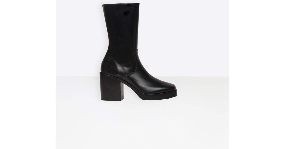 balenciaga platform boots
