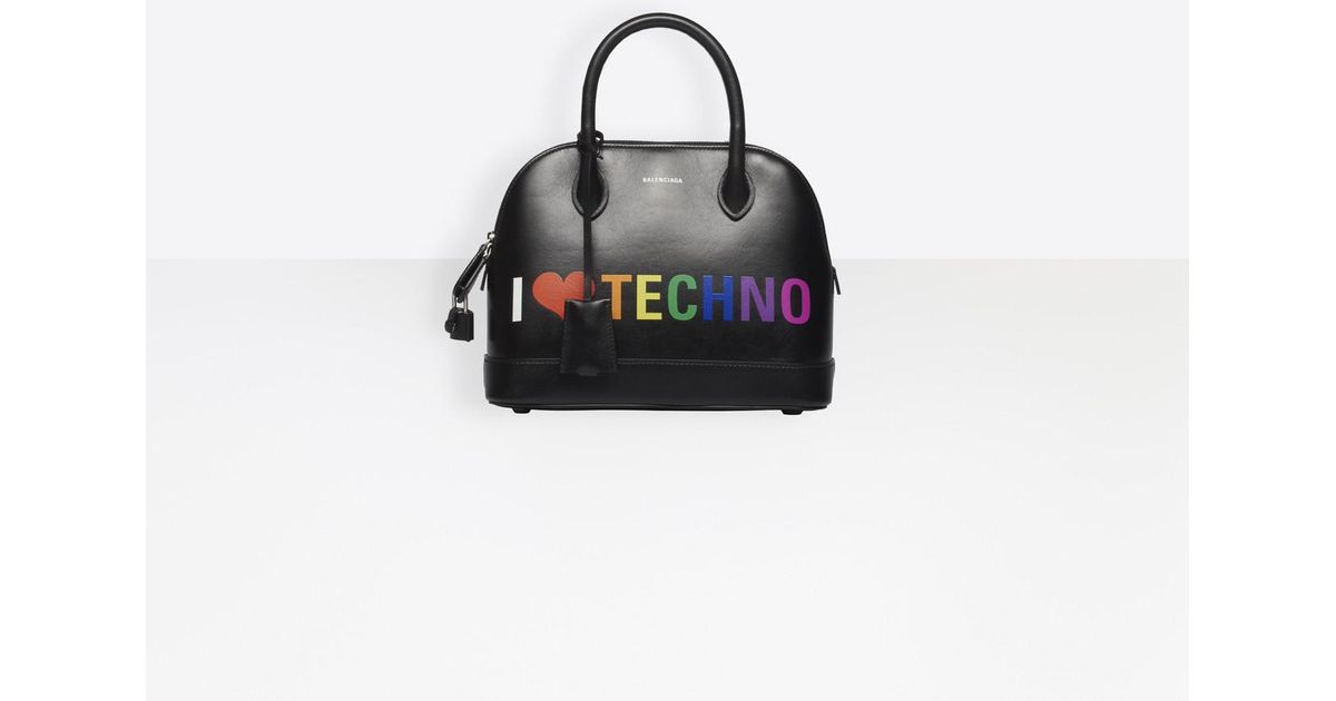 i love techno bag