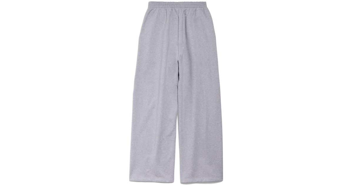 Balenciaga Patch Garde-Robe Baggy Sweatpants in Grey for Men 
