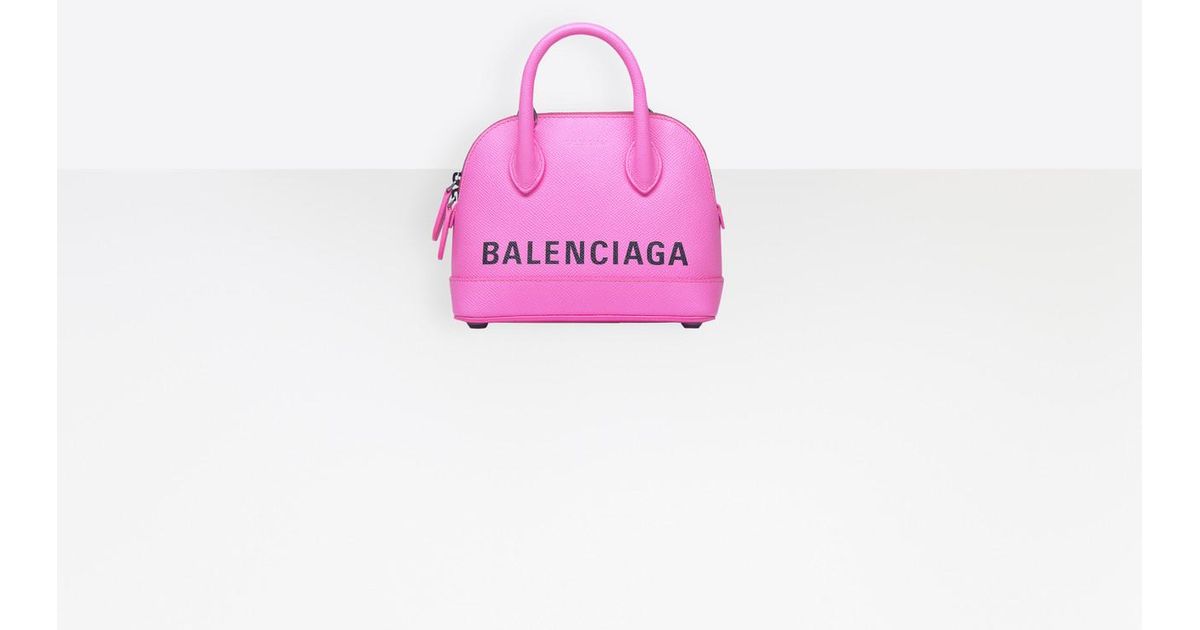 balenciaga neon pink bag