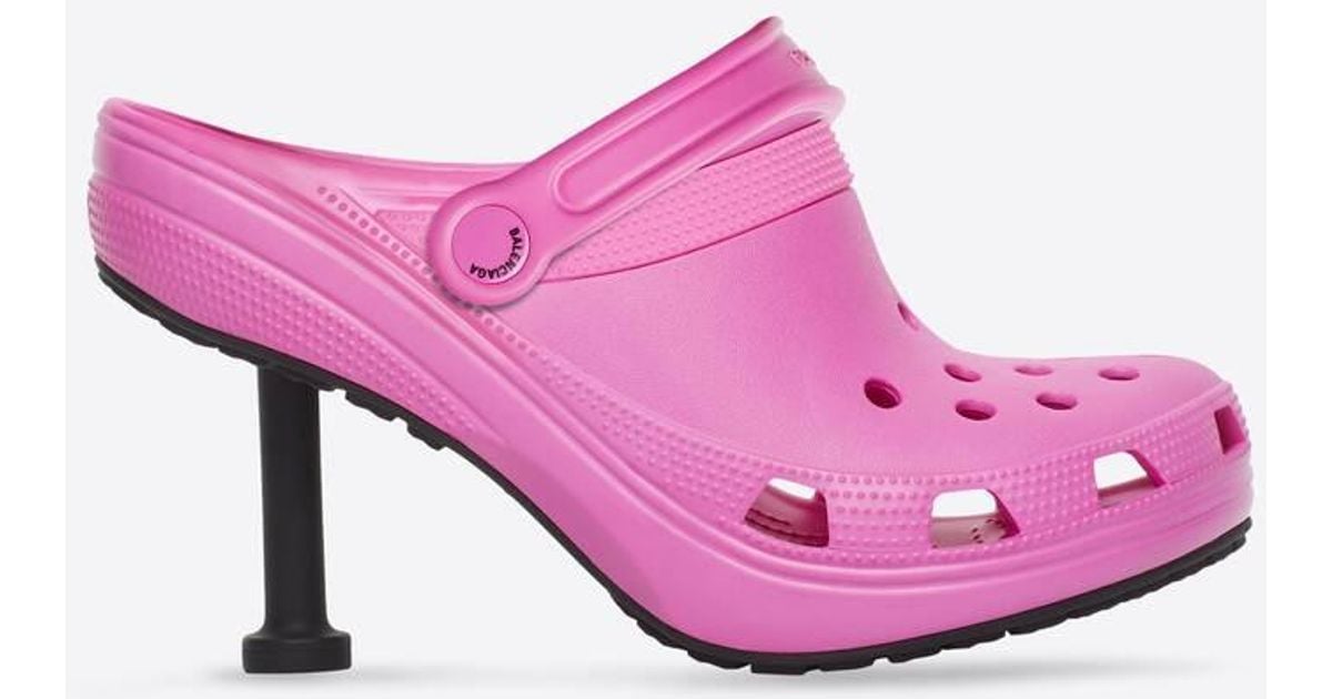 balenciaga pink heels