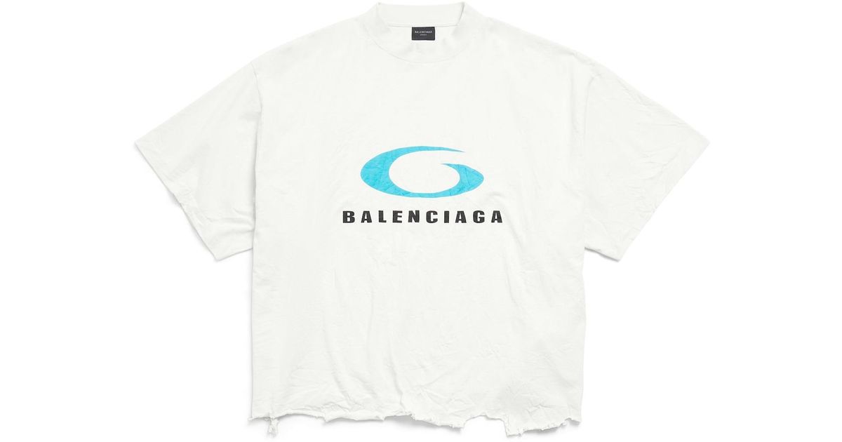 BALENCIAGA Loop Sports Icon Cropped ヴィンテージ Tシャツ Balenciaga Loop Sports Icon Cropped T-Shirt | Saks Fifth Avenue
