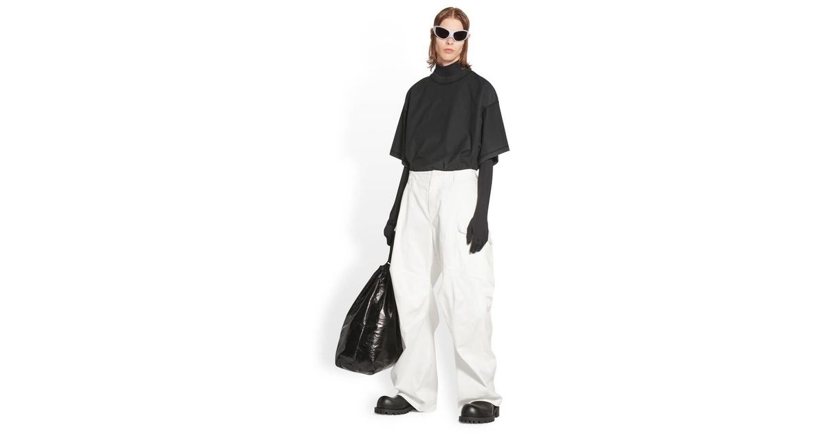 balenciaga white pants