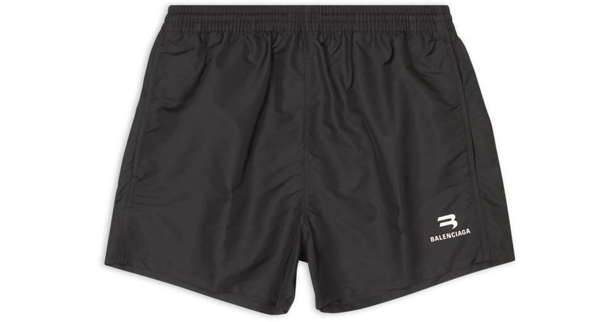 Balenciaga Swim Shorts in Black for Men