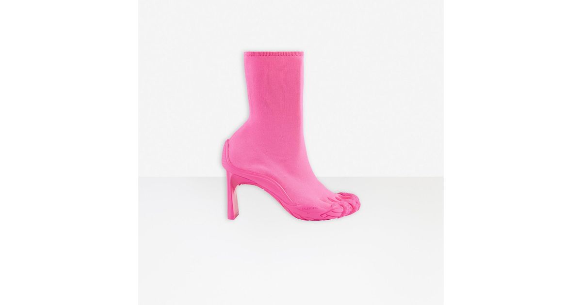 Balenciaga Heeled Toe in Pink | Lyst