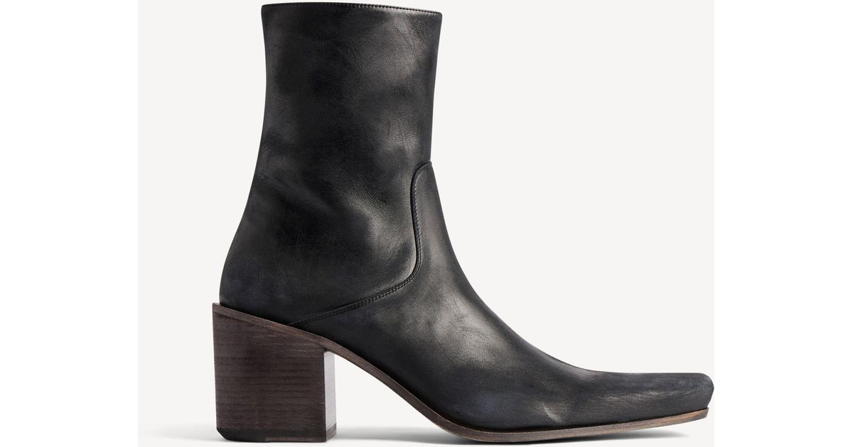 Balenciaga Monsieur Bootie in Black for Men | Lyst