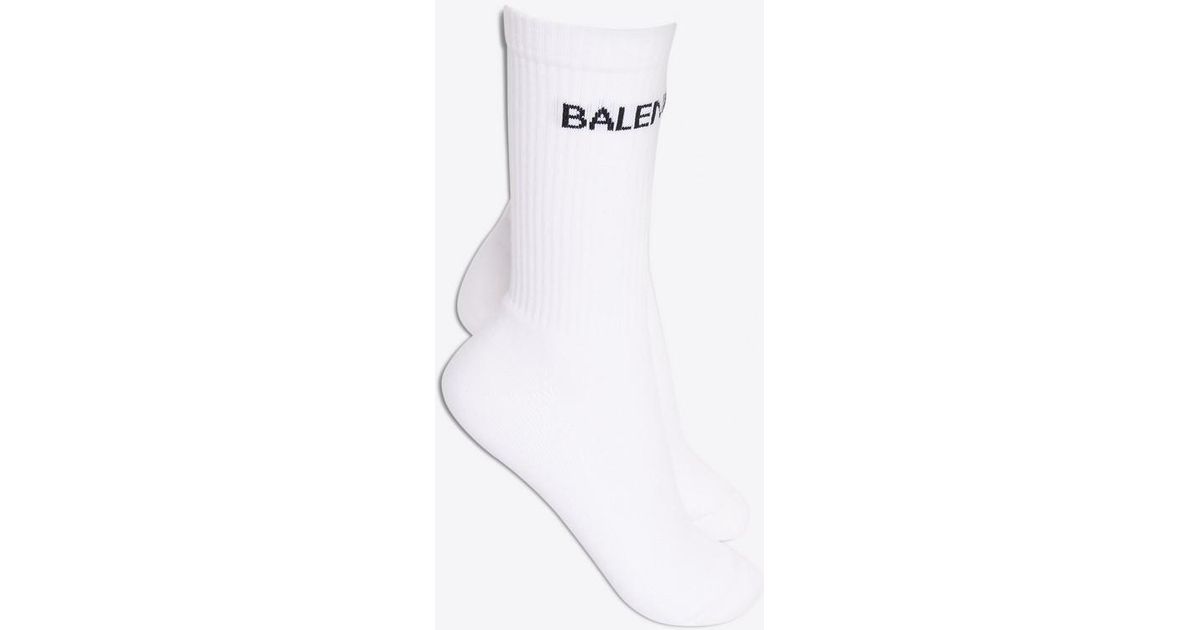 white balenciaga socks