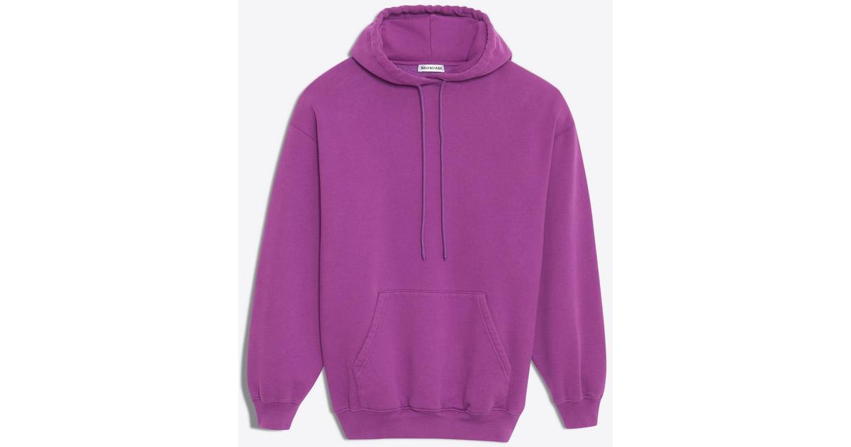 purple balenciaga sweatshirt