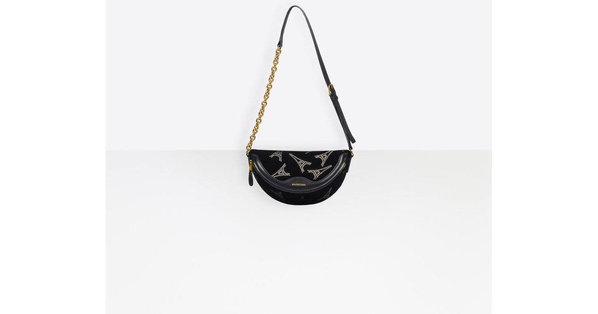 Balenciaga Eiffel Tower Souvenirs Xxs Belt Bag in Black | Lyst