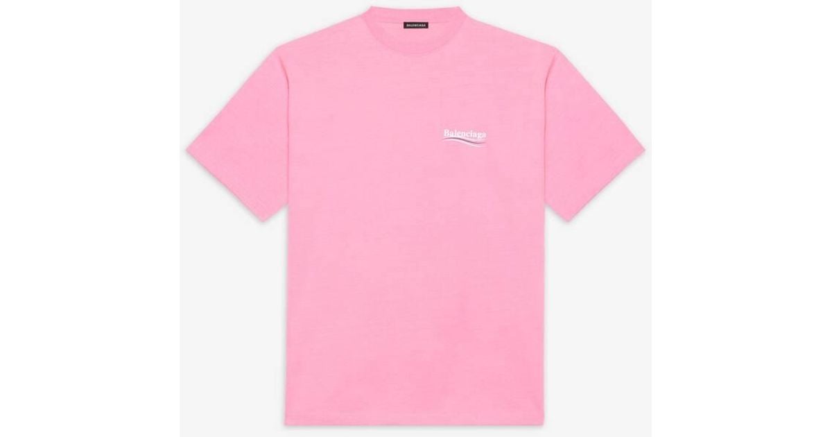 【BALENCIAGA】ピンク Political Campaign レイヤード フーディ 28523001_57993379_322.jpg