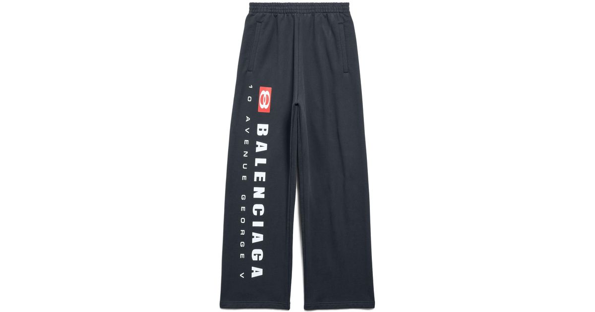Balenciaga Unity Sport Baggy Sweatpants in Blue for Men | Lyst