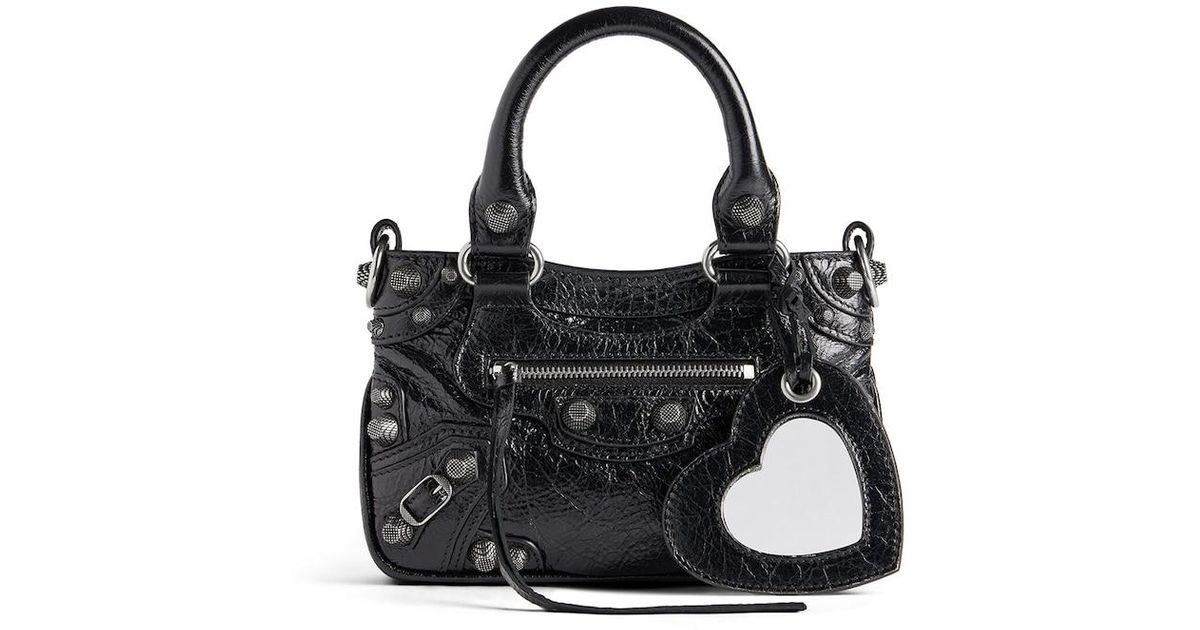 Balenciaga Neo Cagole Mini Tote Bag in Black | Lyst