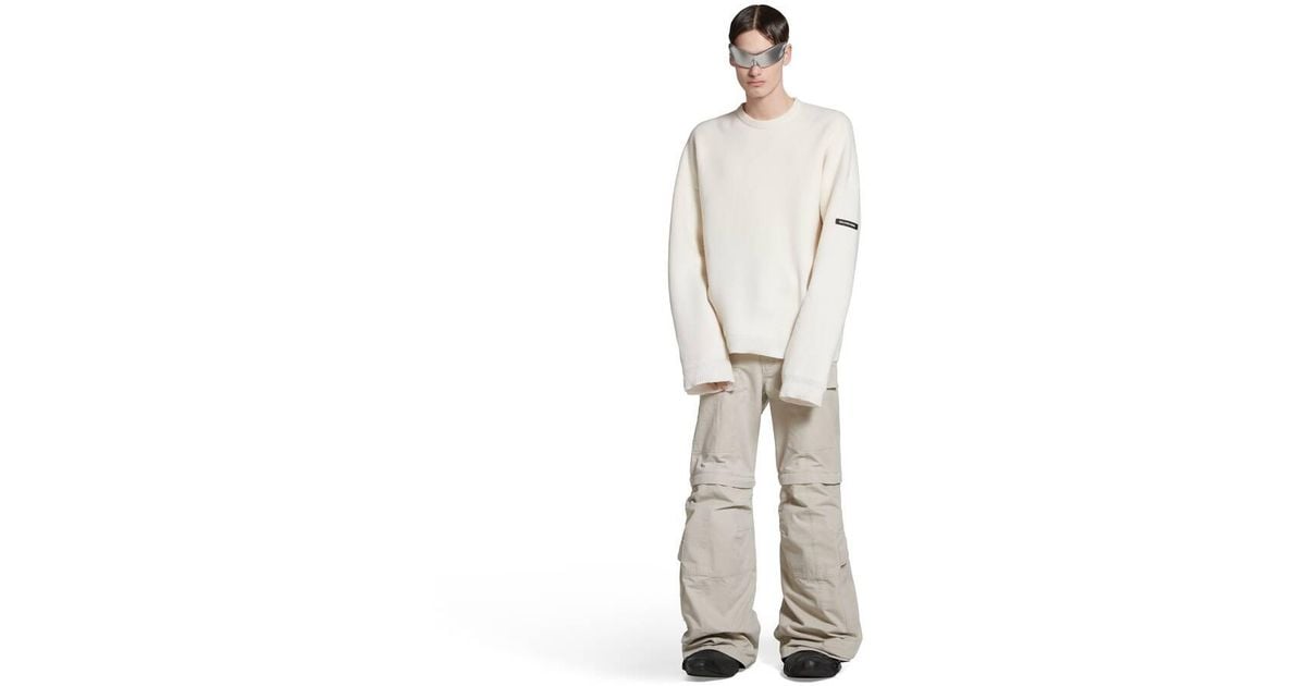 balenciaga sweater white