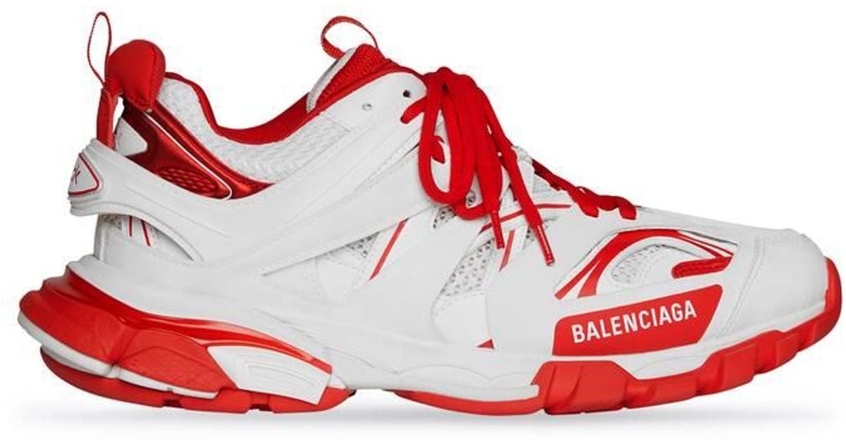 Balenciaga, Shoes, All Red Balenciaga Track Sneakers