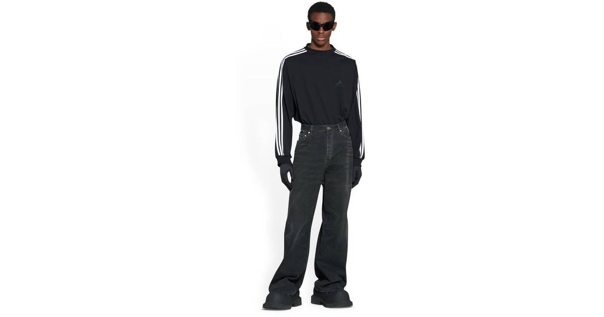 Balenciaga / Adidas Large baggy Pants in Black | Lyst Australia