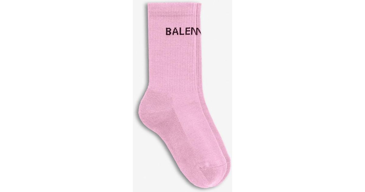 pink balenciaga sock