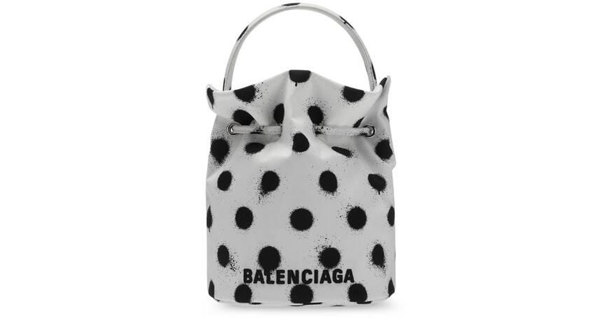 Balenciaga wheel xs drawstring bucket hot sale