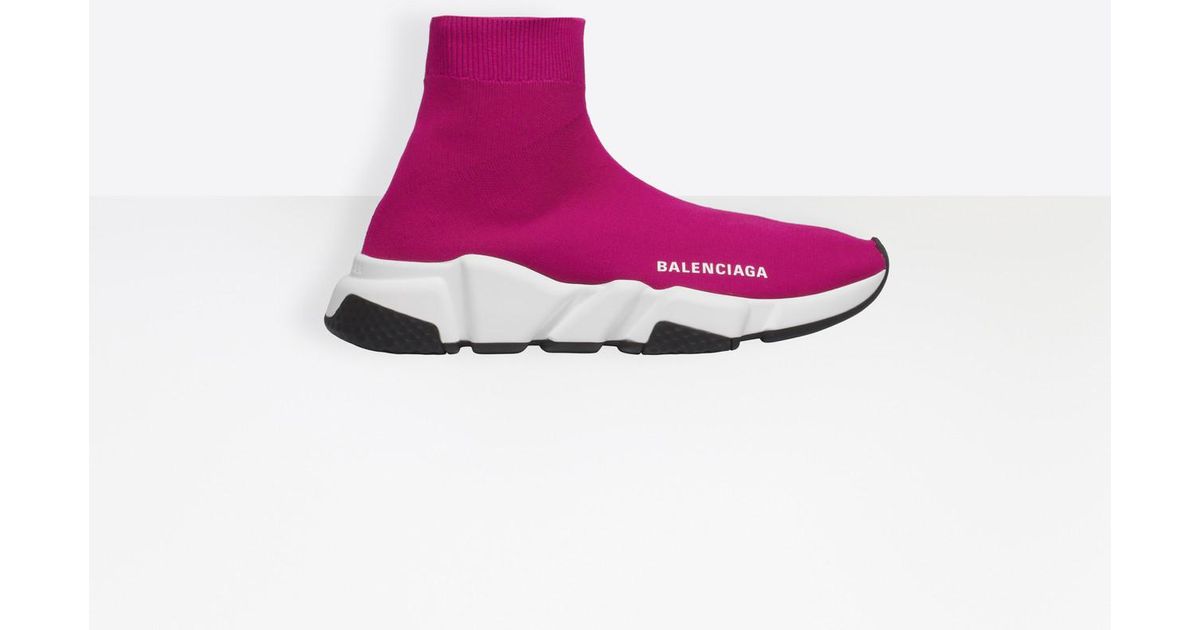 Balenciaga sock shoes pink online