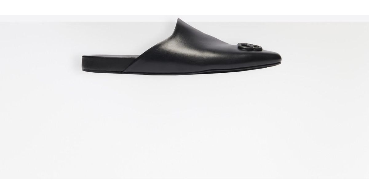balenciaga black slippers