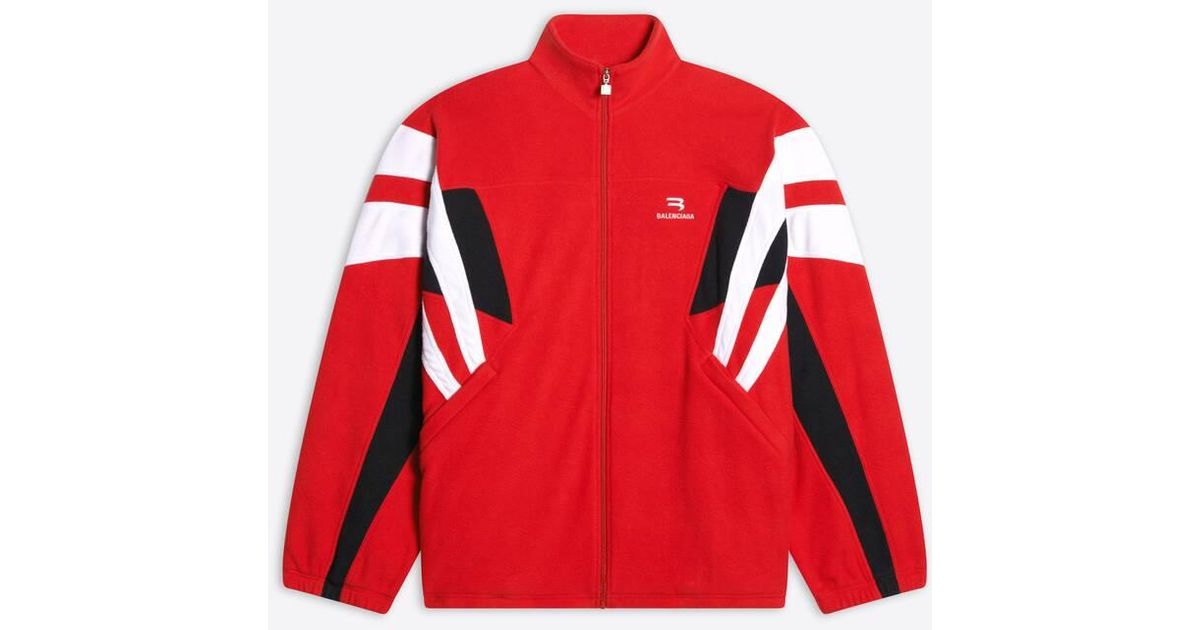 balenciaga tracksuit red