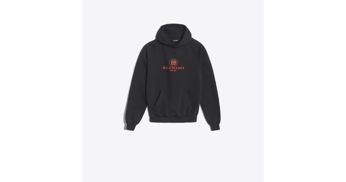 balenciaga mode black hoodie