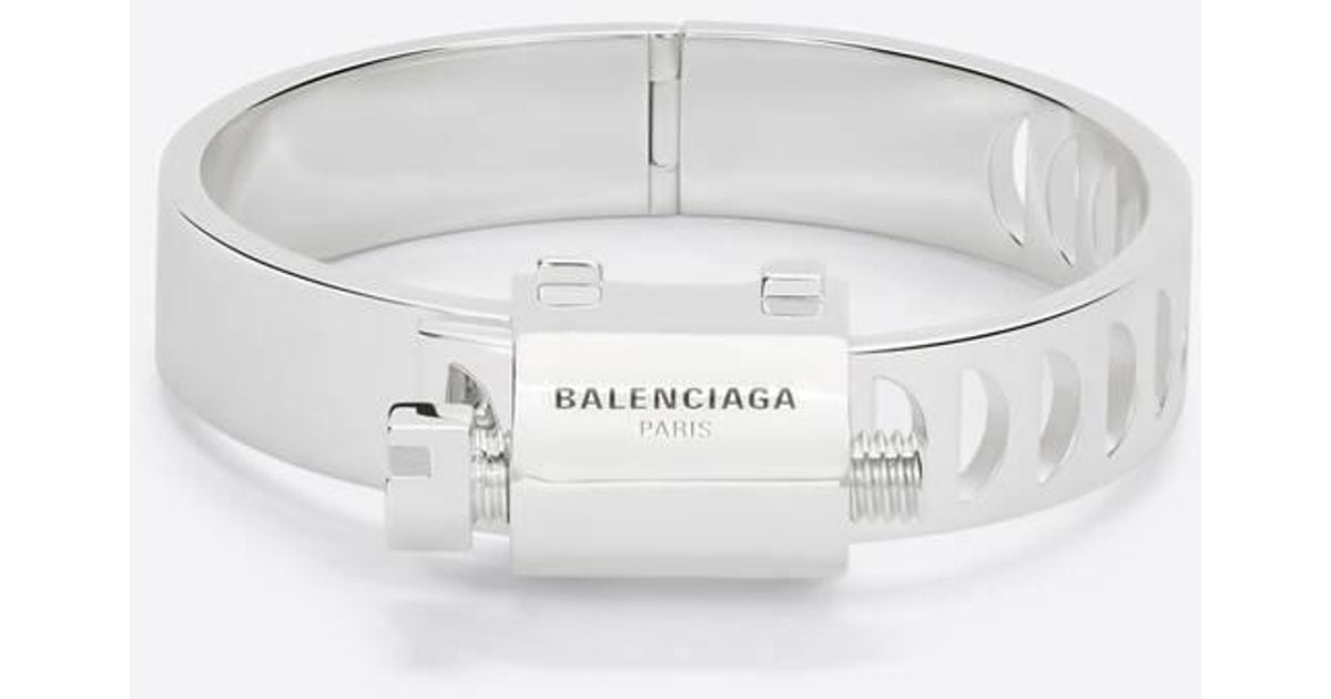 Balenciaga Tool Bracelet in Metallic | Lyst